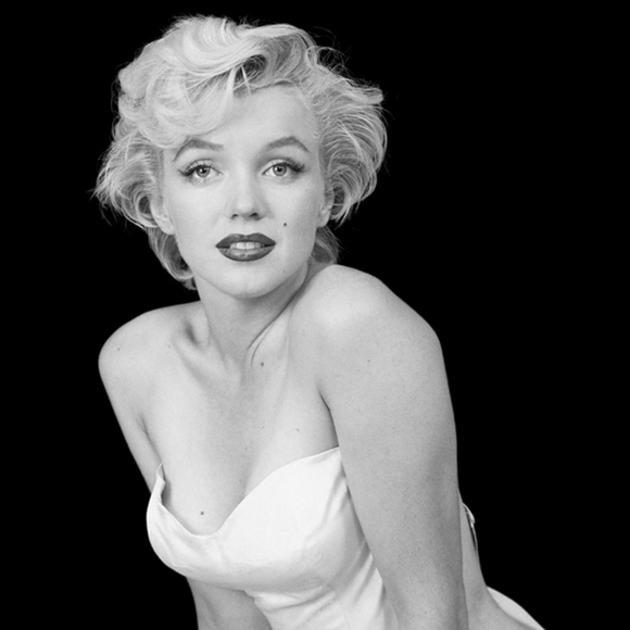 Marilyn Monroe B&W Vintage Rare Poster Print Framed - Picture 2 of 2